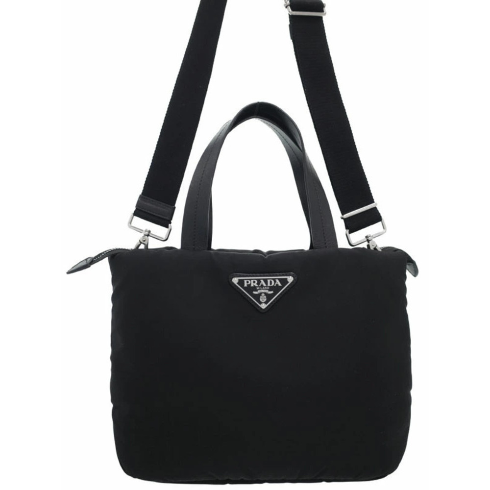 Prada Black Padded Tote Shoulder Bag
